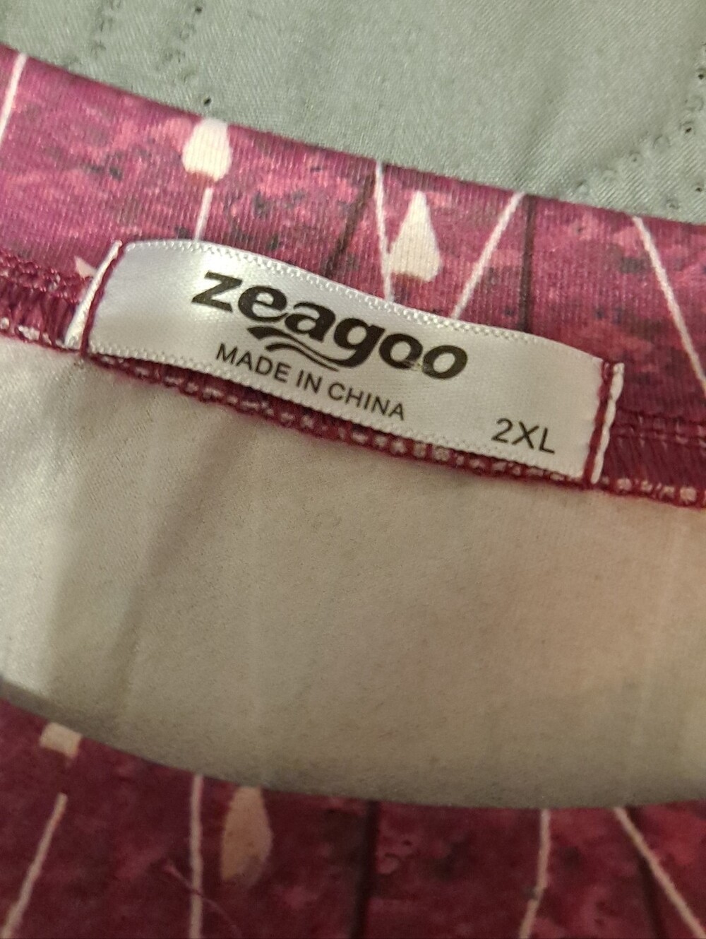 Zeagoo Sleeveless Pink Ombre Embellished Women’s Top Size 2XL - Picture 4 of 7